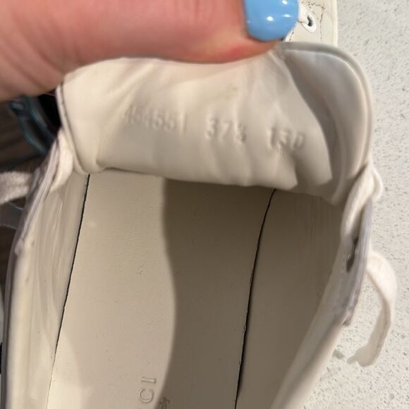 Gucci Women’s Ace Embroidered Arrow White Sneakers Size 37.5 - Picture 9 of 9